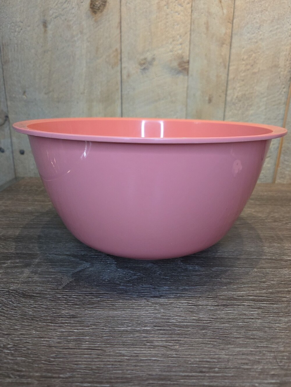 Tucker Housewares Pink Plastic Mixing Bowl MPN 0021-1 Made in USA Retro VIntage - Picture 4 of 7